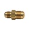 Thrifco Plumbing No. 42R 1/2 Inch x 3/8 Inch Brass Flare Coupling 4401110 - alternate 1